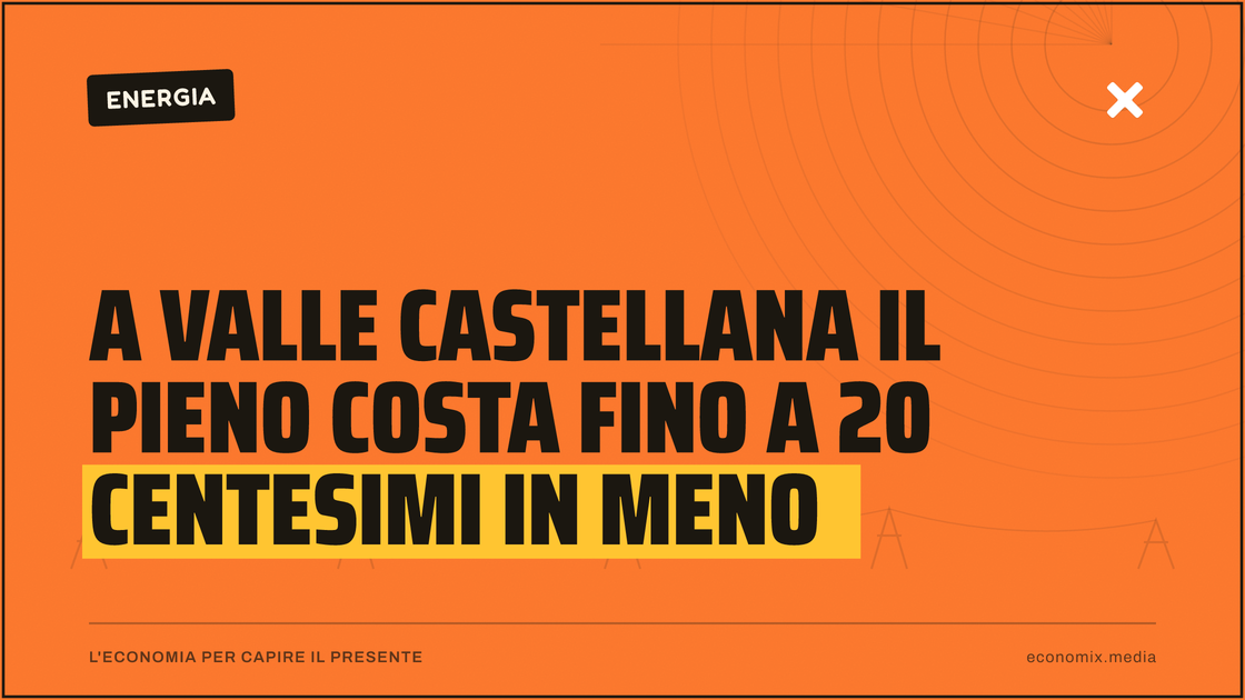 A Valle Castellana il pieno costa fino a 20 centesimi in meno: immagine in evidenza per Economix