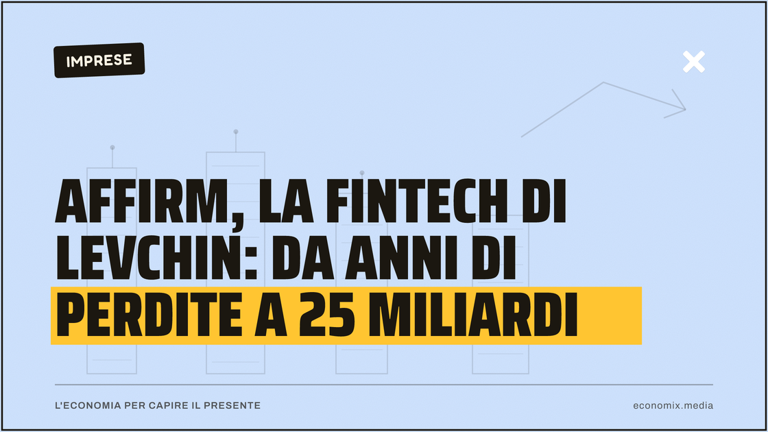 Affirm, la fintech di Levchin: da anni di perdite a 25 miliardi: immagine in evidenza per Economix