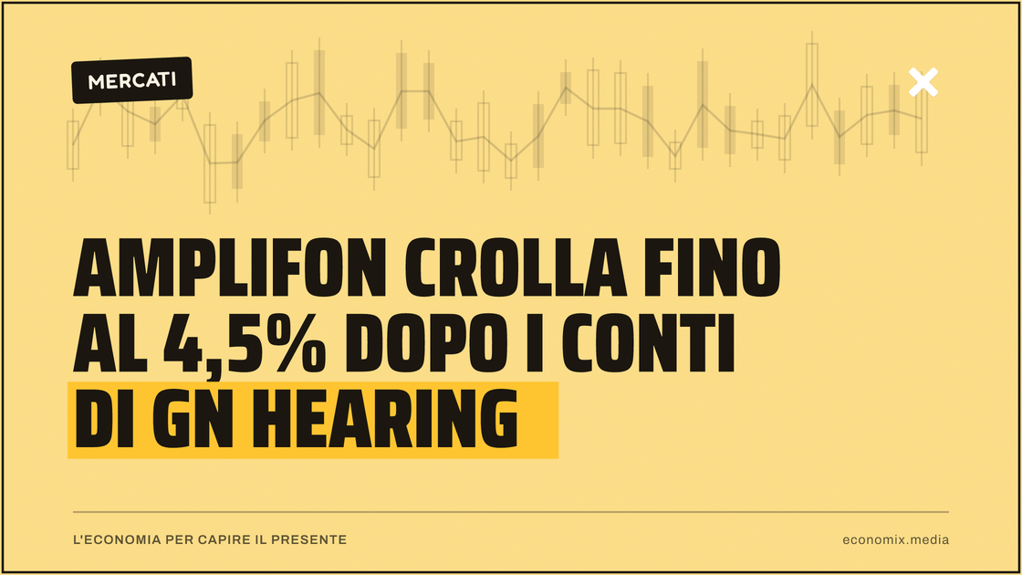 Amplifon crolla fino al 4,5% dopo i conti di GN Hearing: immagine in evidenza per Economix