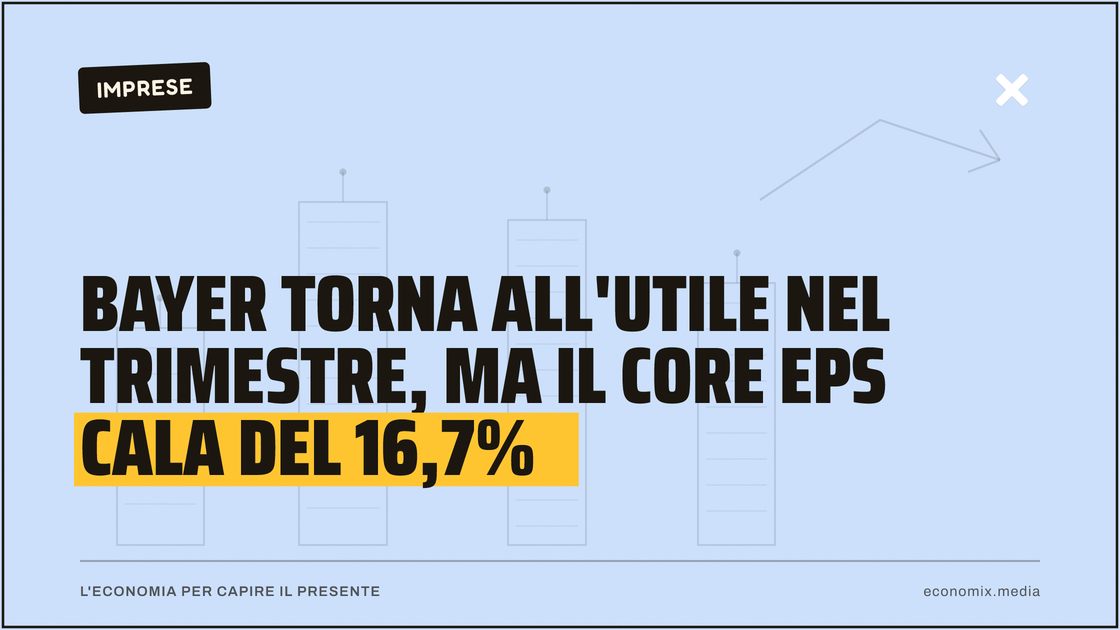 Bayer torna all'utile nel trimestre, ma il core EPS cala del 16,7%: immagine in evidenza per Economix
