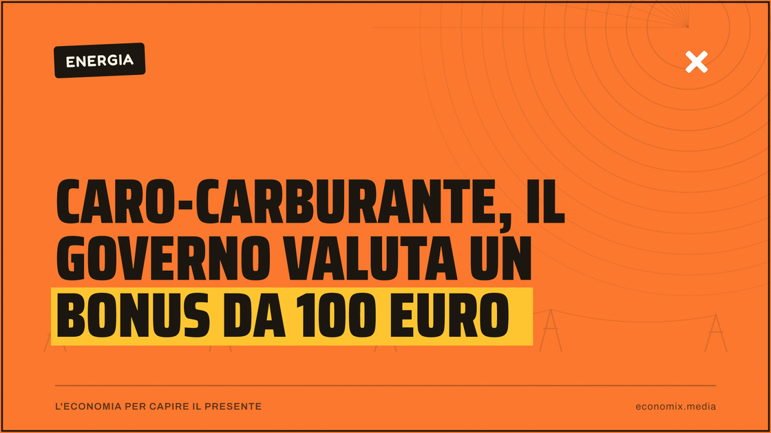 Caro-carburante, il Governo valuta un bonus da 100 euro: immagine in evidenza per Economix