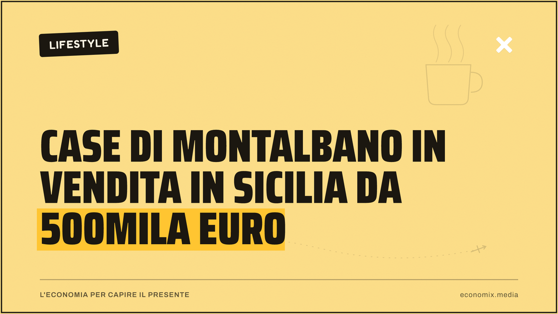 Case di Montalbano in vendita in Sicilia da 500mila euro: immagine in evidenza per Economix