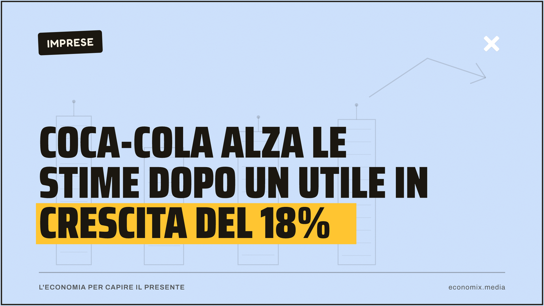 Coca-Cola alza le stime dopo un utile in crescita del 18%: immagine in evidenza per Economix