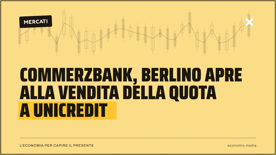Commerzbank, Berlino apre alla vendita della quota a UniCredit: immagine in evidenza per Economix