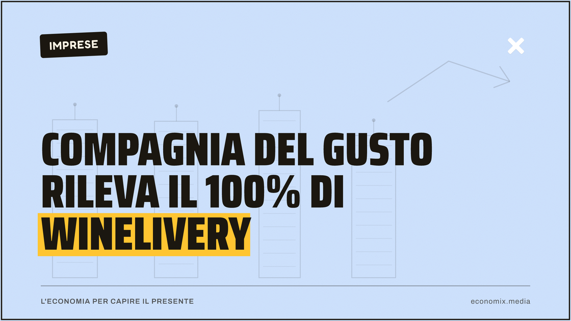 Compagnia del gusto rileva il 100% di Winelivery: immagine in evidenza per Economix