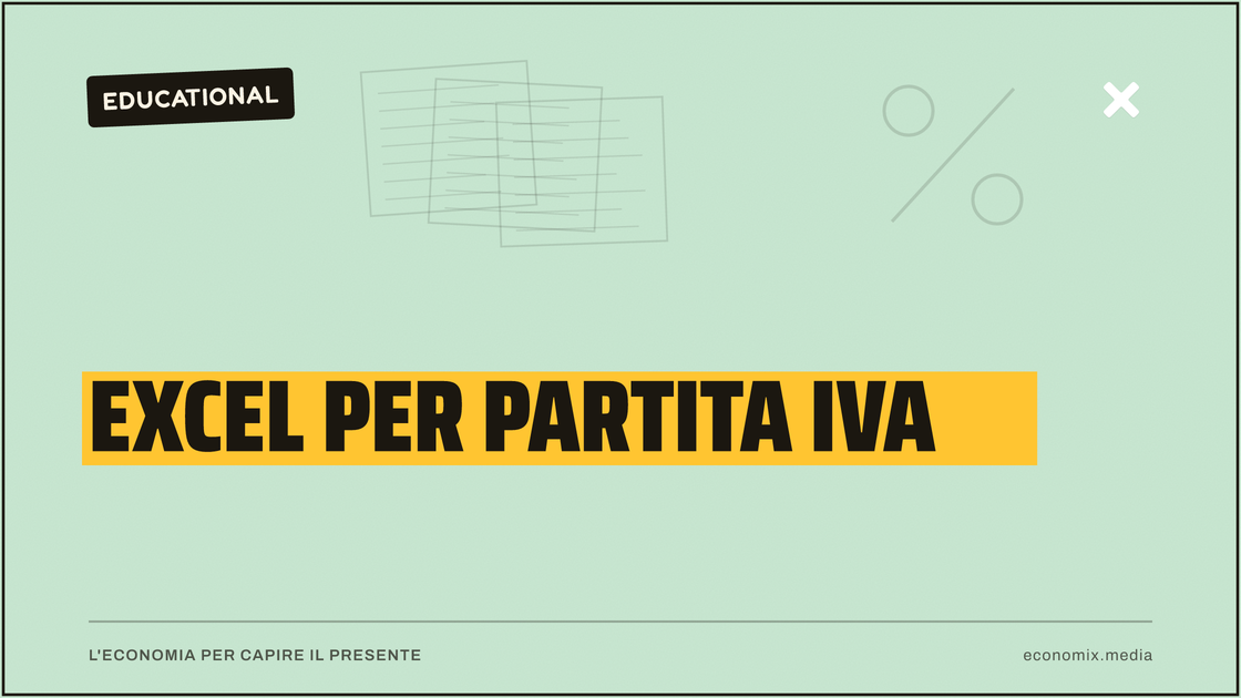Copertina del corso Excel per Partita IVA di Economix