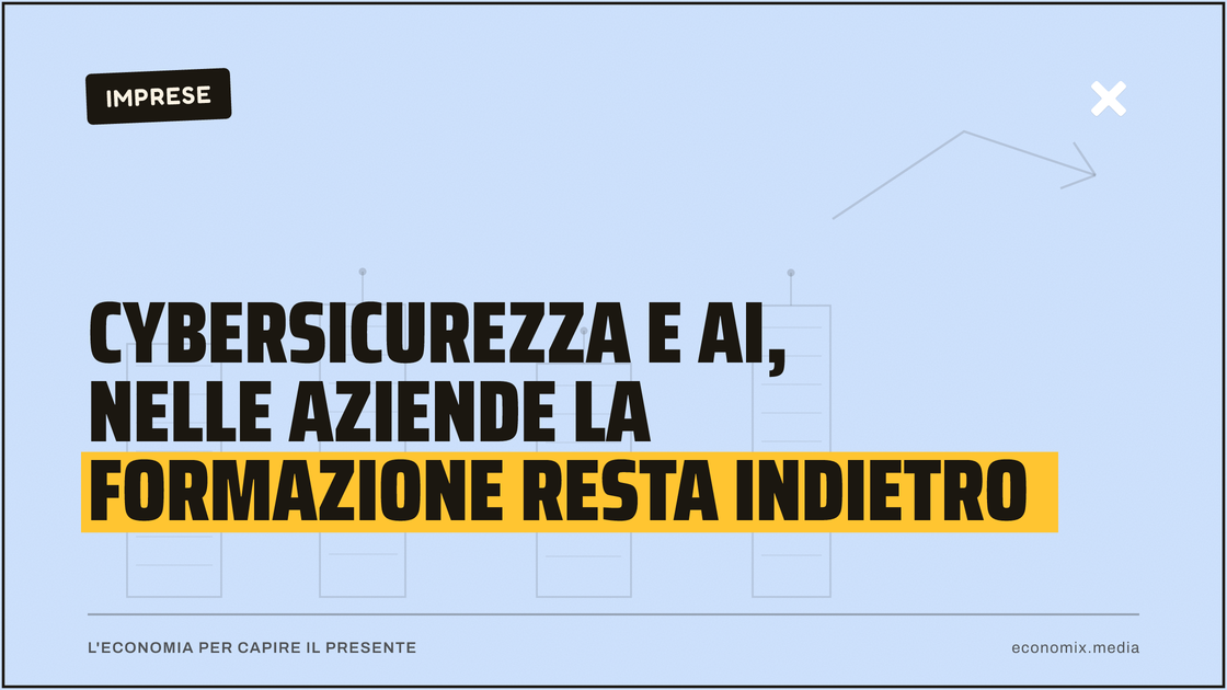 Cybersicurezza e AI, nelle aziende la formazione resta indietro: immagine in evidenza per Economix