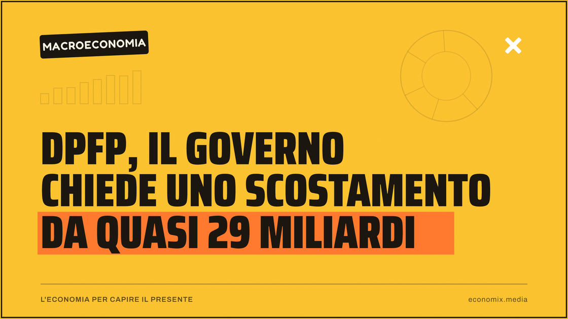 Dpfp, il governo chiede uno scostamento da quasi 29 miliardi: immagine in evidenza per Economix