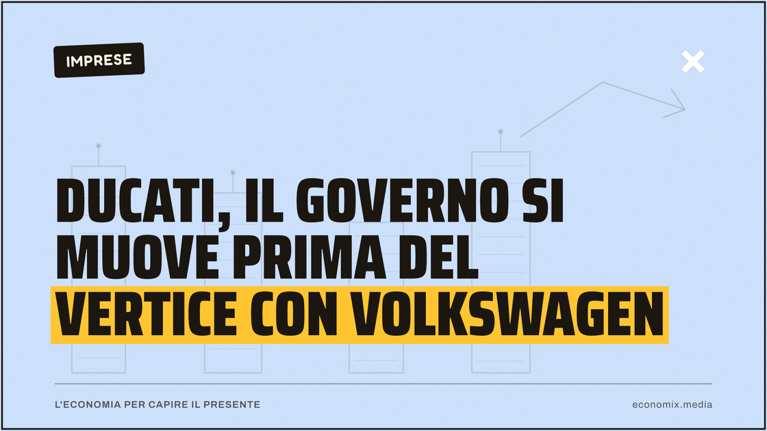 Ducati, il Governo si muove prima del vertice con Volkswagen: immagine in evidenza per Economix