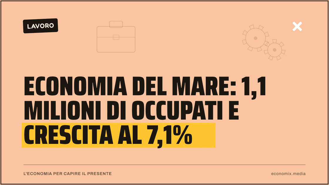 Economia del mare: 1,1 milioni di occupati e crescita al 7,1%: immagine in evidenza per Economix