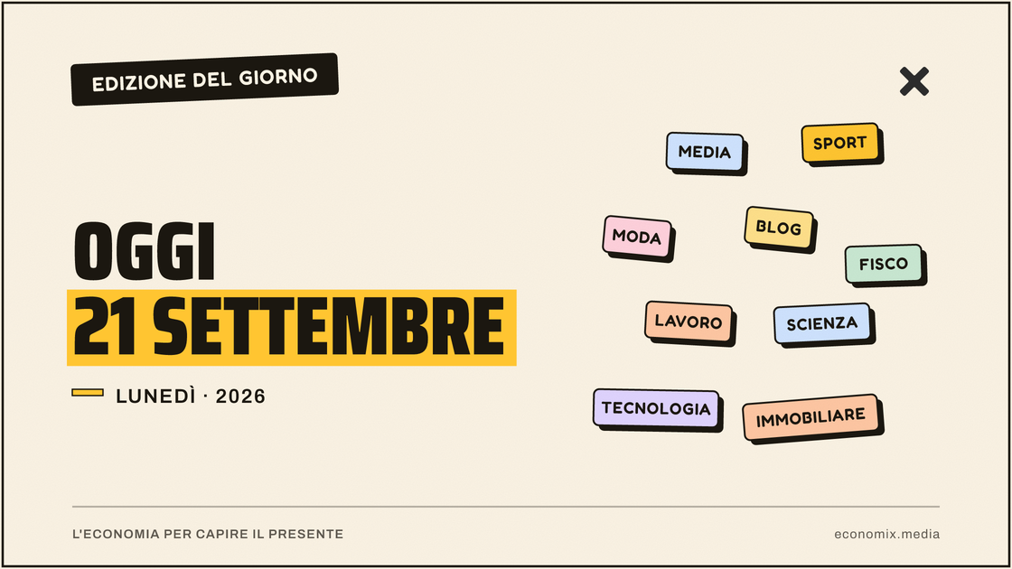 Copertina grafica dell'edizione Economix del 2026-09-21