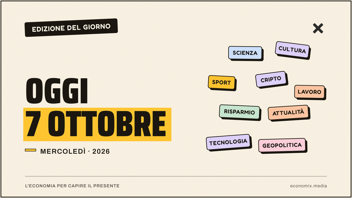Copertina grafica dell'edizione Economix del 2026-10-07