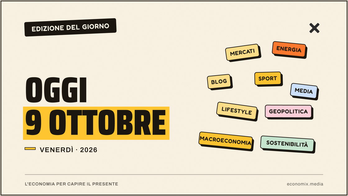 Copertina grafica dell'edizione Economix del 2026-10-09