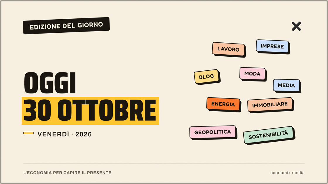 Copertina grafica dell'edizione Economix del 2026-10-30