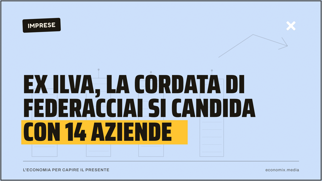 Ex Ilva, la cordata di Federacciai si candida con 14 aziende: immagine in evidenza per Economix