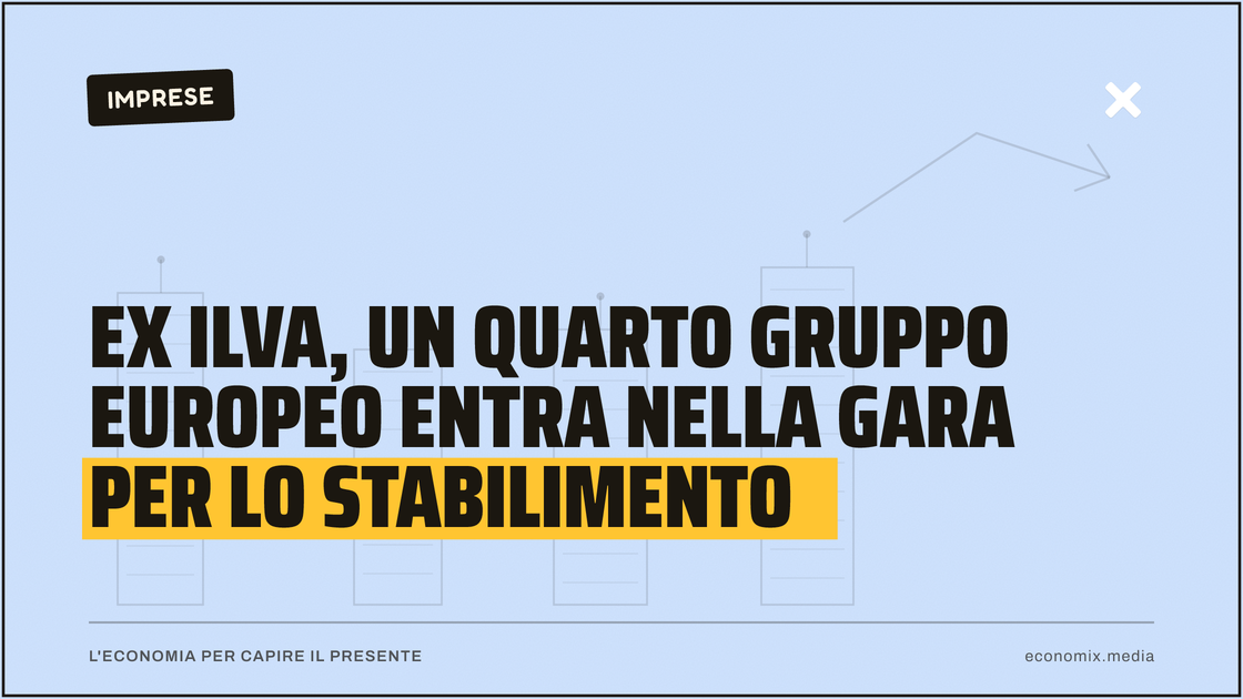 Ex Ilva, un quarto gruppo europeo entra nella gara per lo stabilimento: immagine in evidenza per Economix
