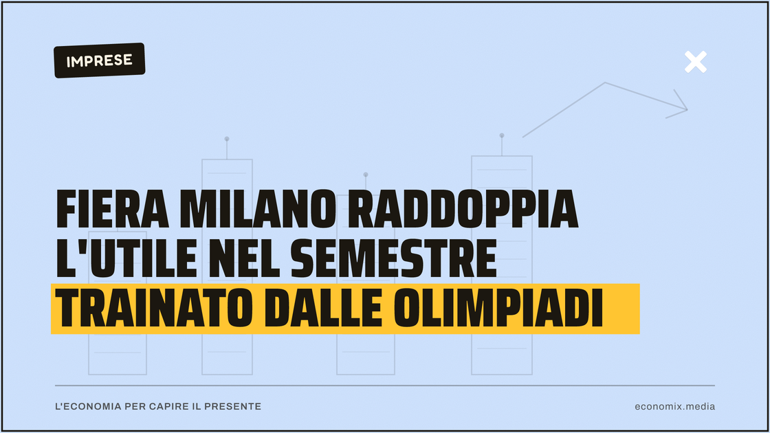 Fiera Milano raddoppia l'utile nel semestre trainato dalle Olimpiadi: immagine in evidenza per Economix