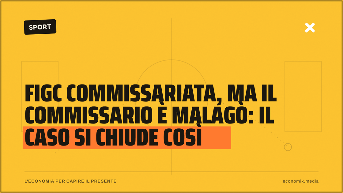 Figc commissariata, ma il commissario è Malagò: il caso si chiude così: immagine in evidenza per Economix