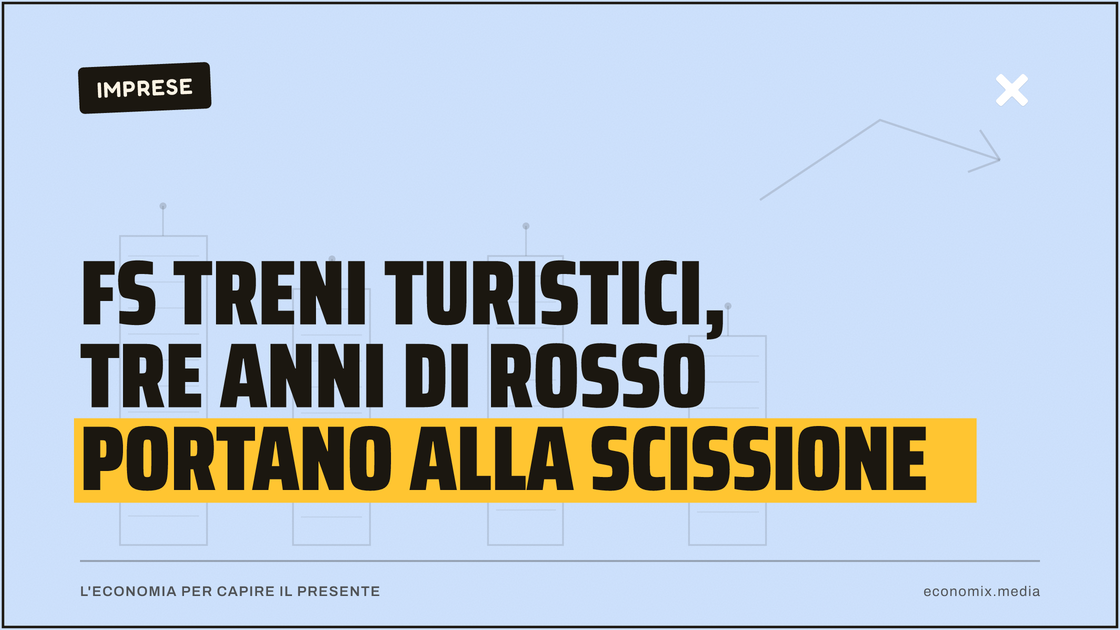 Fs Treni Turistici, tre anni di rosso portano alla scissione: immagine in evidenza per Economix