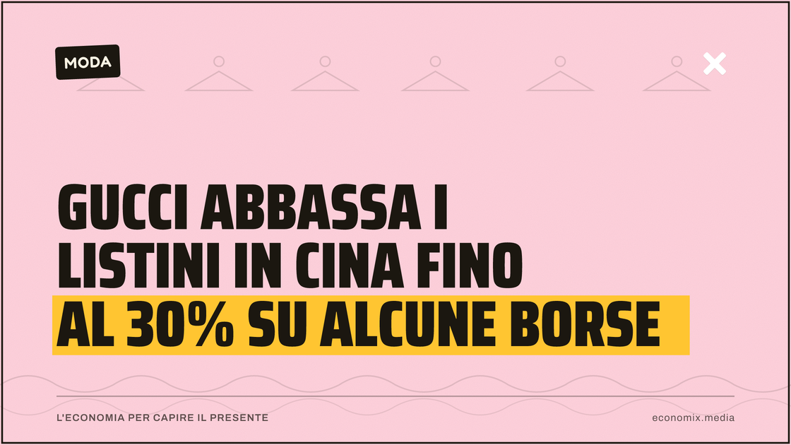 Gucci abbassa i listini in Cina fino al 30% su alcune borse: immagine in evidenza per Economix