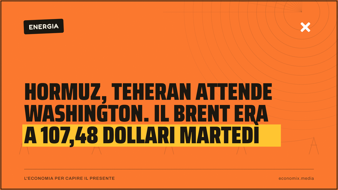 Hormuz, Teheran attende Washington. Il Brent era a 107,48 dollari martedì: immagine in evidenza per Economix