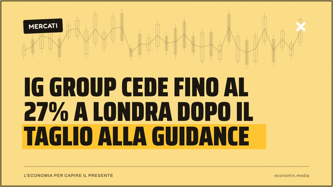 IG Group cede fino al 27% a Londra dopo il taglio alla guidance: immagine in evidenza per Economix