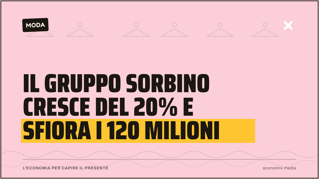Il Gruppo Sorbino cresce del 20% e sfiora i 120 milioni: immagine in evidenza per Economix