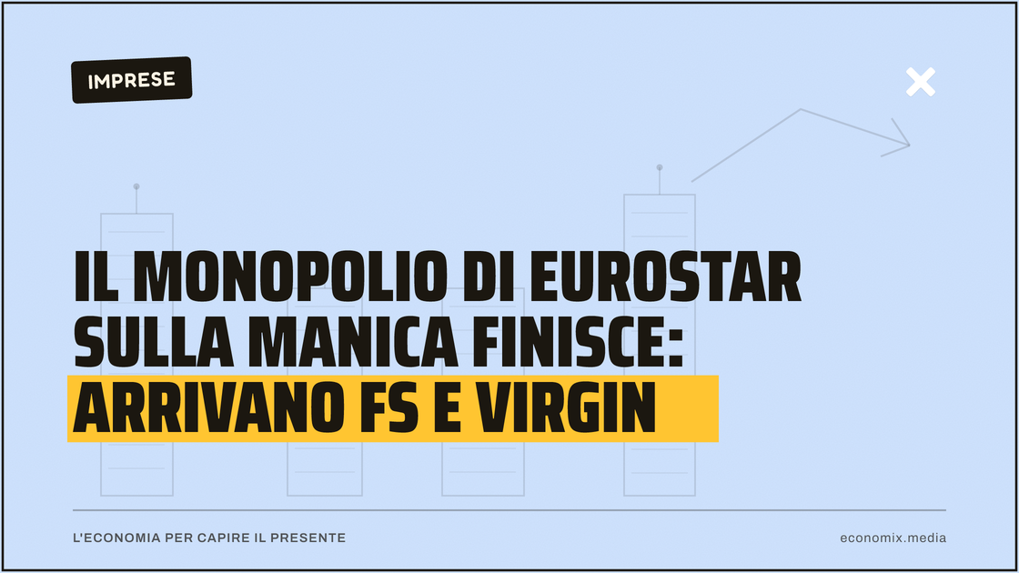 Il monopolio di Eurostar sulla Manica finisce: arrivano Fs e Virgin: immagine in evidenza per Economix