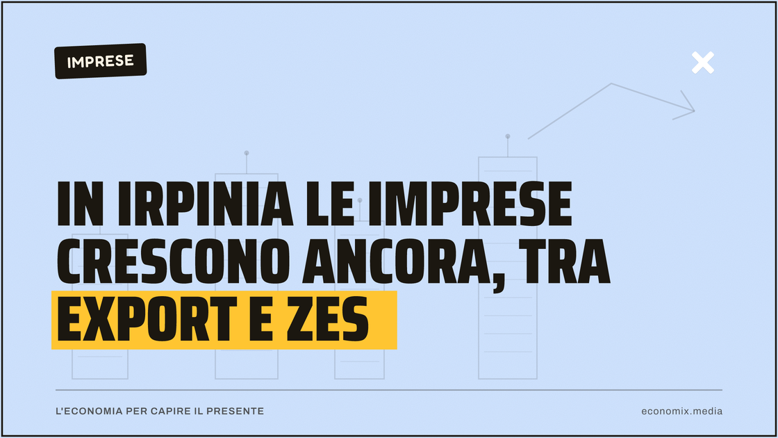 In Irpinia le imprese crescono ancora, tra export e Zes: immagine in evidenza per Economix