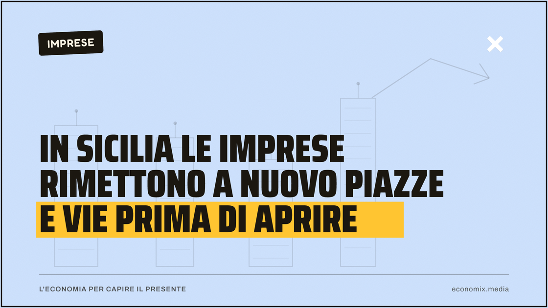 In Sicilia le imprese rimettono a nuovo piazze e vie prima di aprire: immagine in evidenza per Economix