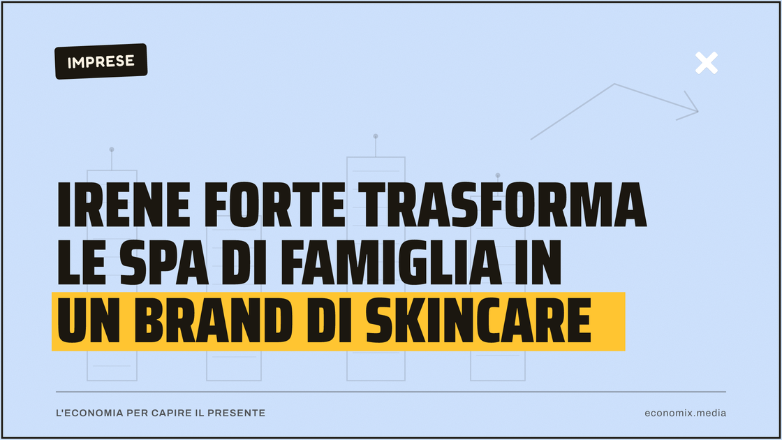 Irene Forte trasforma le spa di famiglia in un brand di skincare: immagine in evidenza per Economix