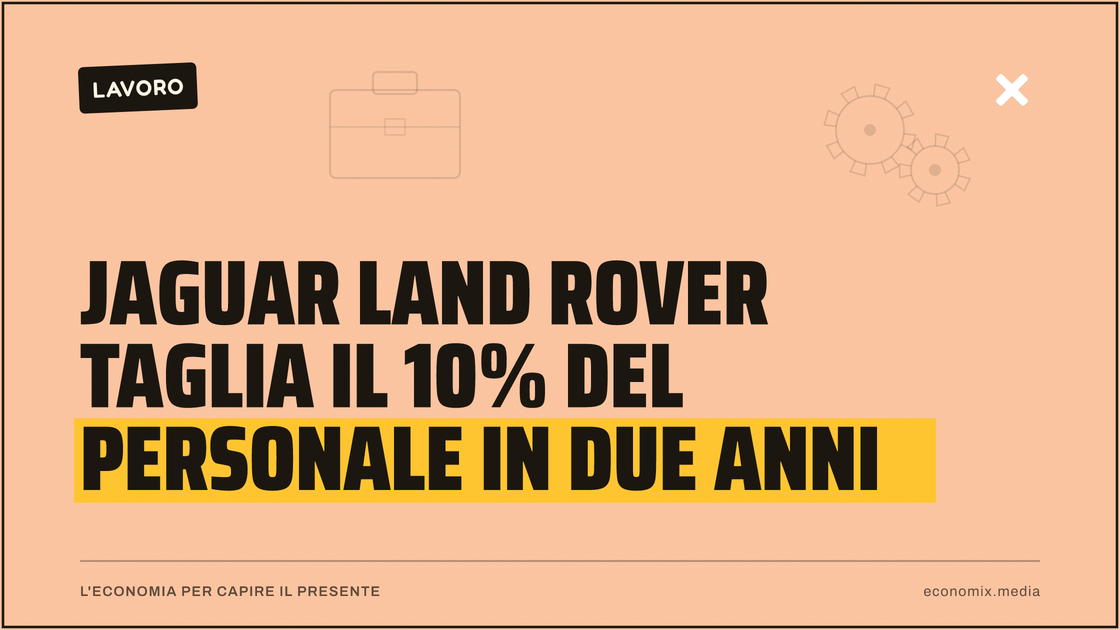 Jaguar Land Rover taglia il 10% del personale in due anni: immagine in evidenza per Economix