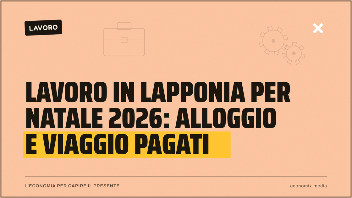 Lavoro in Lapponia per Natale 2026: alloggio e viaggio pagati: immagine in evidenza per Economix
