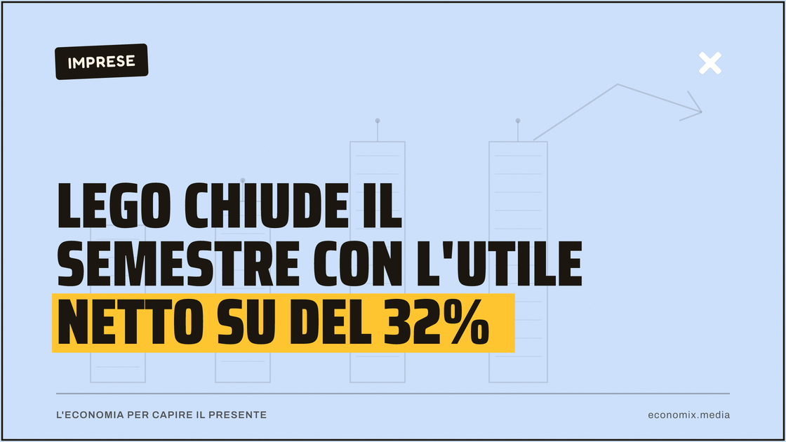 Lego chiude il semestre con l'utile netto su del 32%: immagine in evidenza per Economix