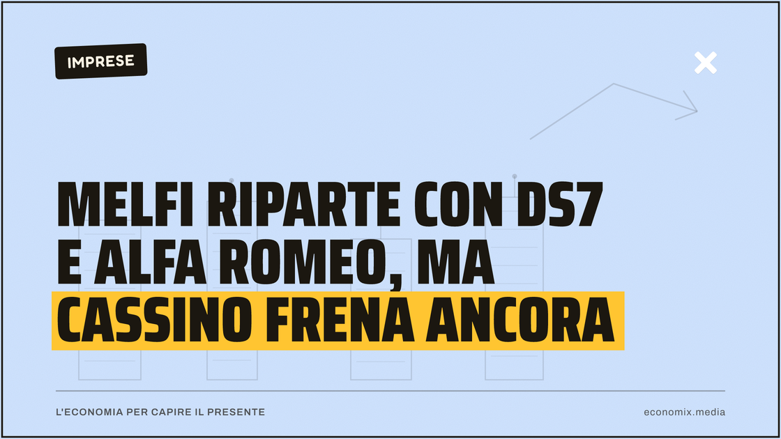 Melfi riparte con DS7 e Alfa Romeo, ma Cassino frena ancora: immagine in evidenza per Economix