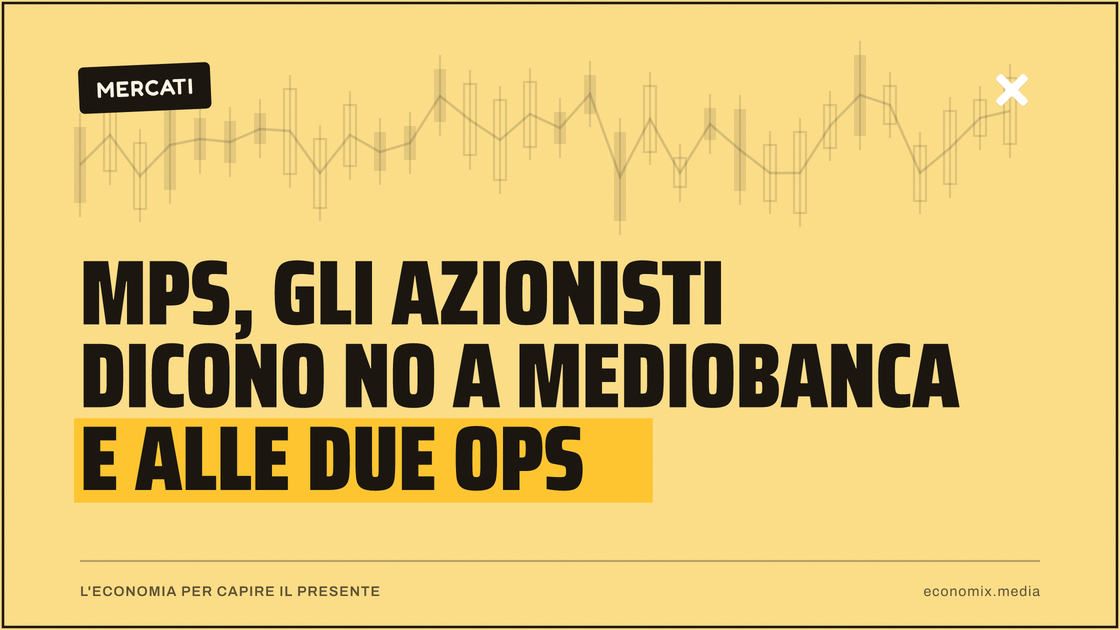 Mps, gli azionisti dicono no a Mediobanca e alle due ops: immagine in evidenza per Economix