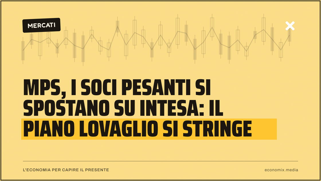 Mps, i soci pesanti si spostano su Intesa: il piano Lovaglio si stringe: immagine in evidenza per Economix