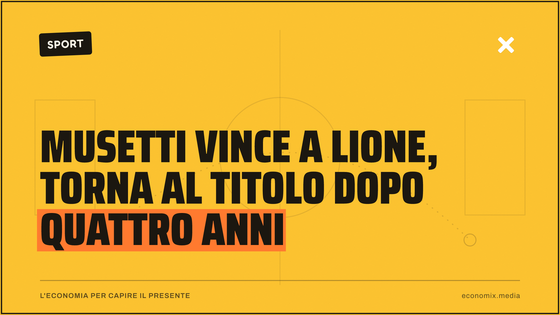 Musetti vince a Lione, torna al titolo dopo quattro anni: immagine in evidenza per Economix