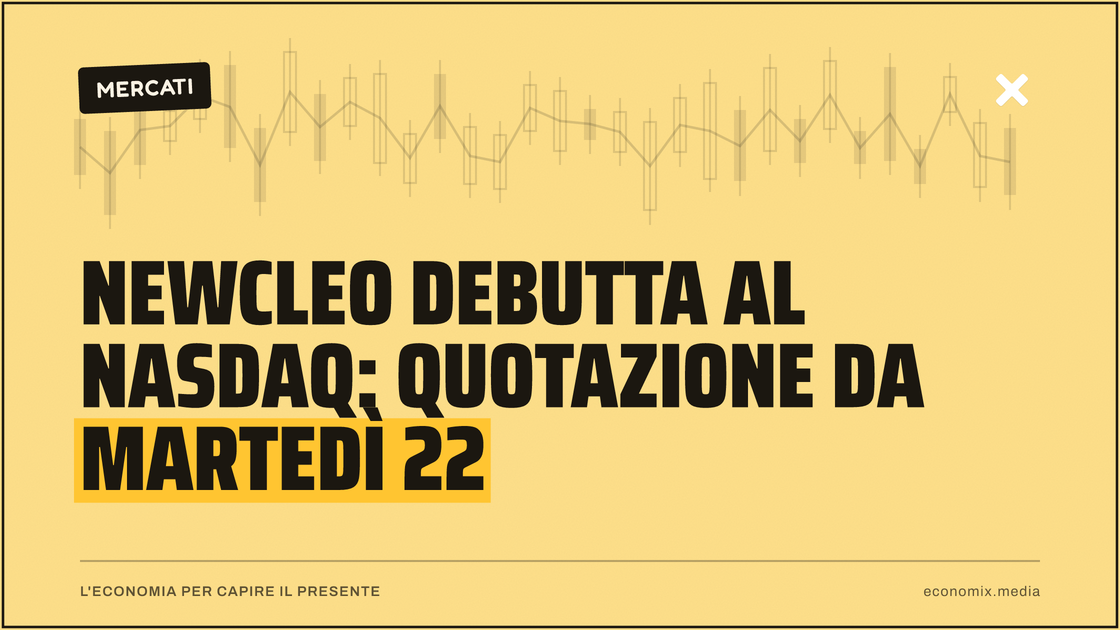 Newcleo debutta al Nasdaq: quotazione da martedì 22: immagine in evidenza per Economix