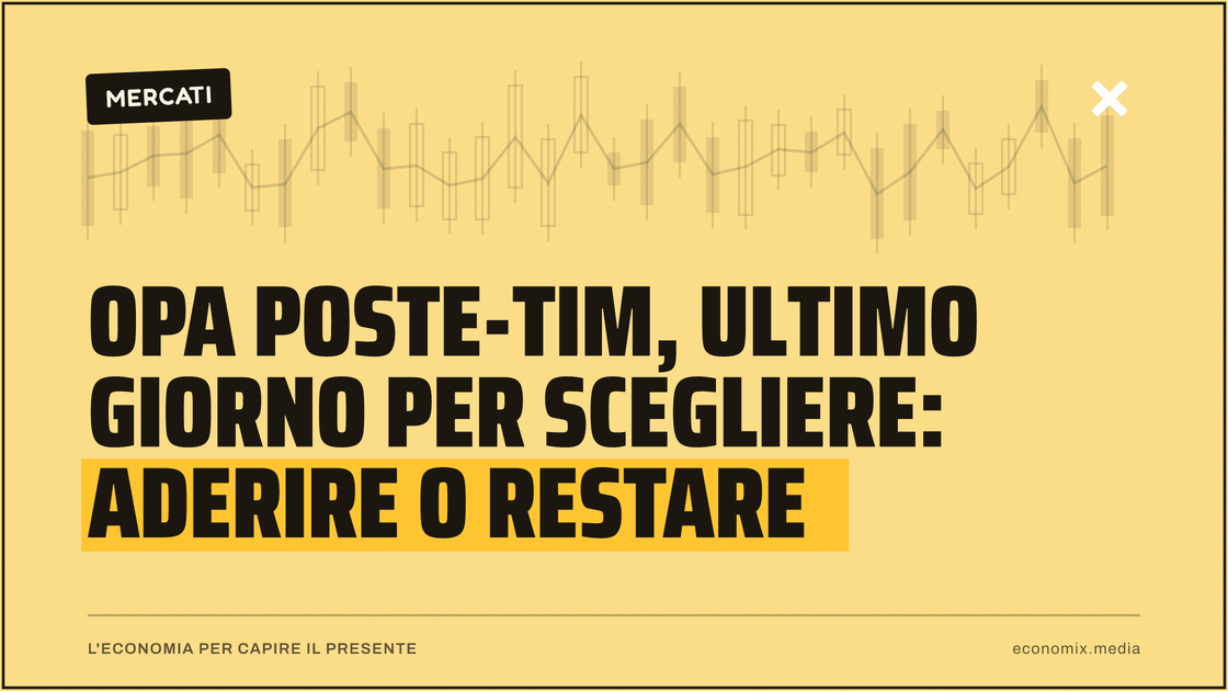 OPA Poste-TIM, ultimo giorno per scegliere: aderire o restare: immagine in evidenza per Economix