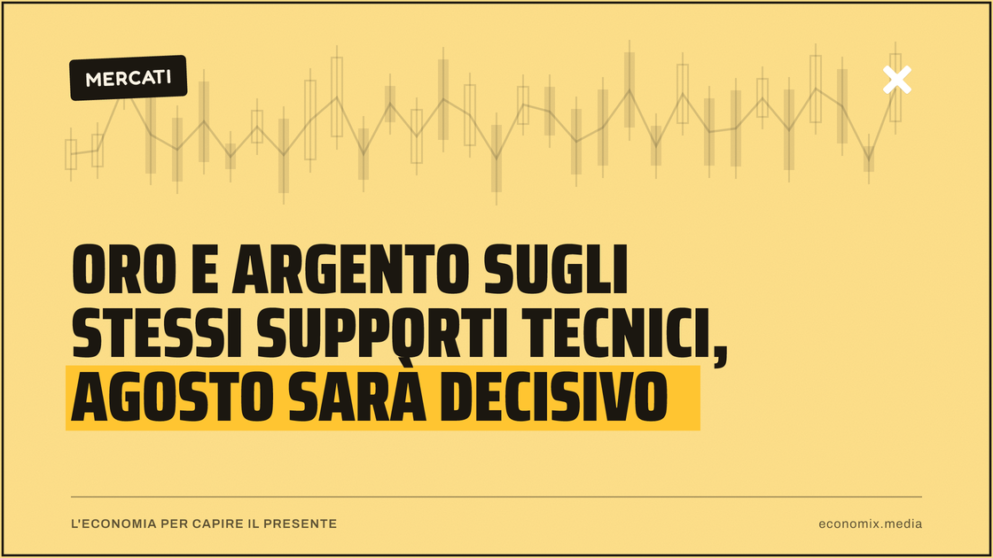 Oro e argento sugli stessi supporti tecnici, agosto sarà decisivo: immagine in evidenza per Economix