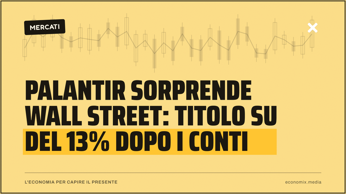 Palantir sorprende Wall Street: titolo su del 13% dopo i conti: immagine in evidenza per Economix