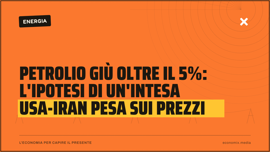 Petrolio giù oltre il 5%: l'ipotesi di un'intesa Usa-Iran pesa sui prezzi: immagine in evidenza per Economix