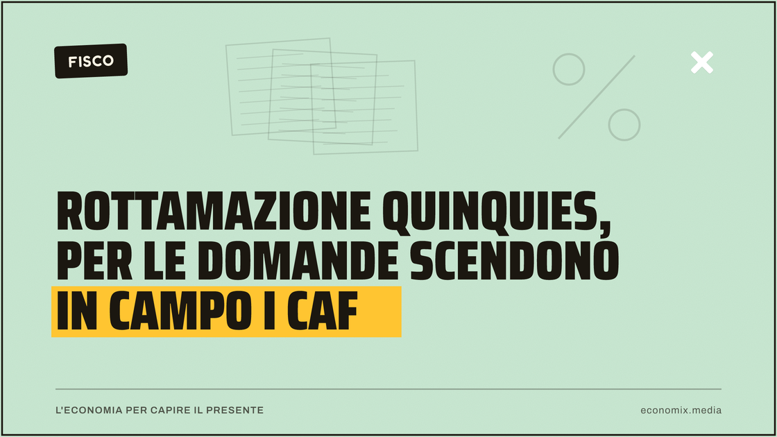 Rottamazione quinquies, per le domande scendono in campo i Caf: immagine in evidenza per Economix