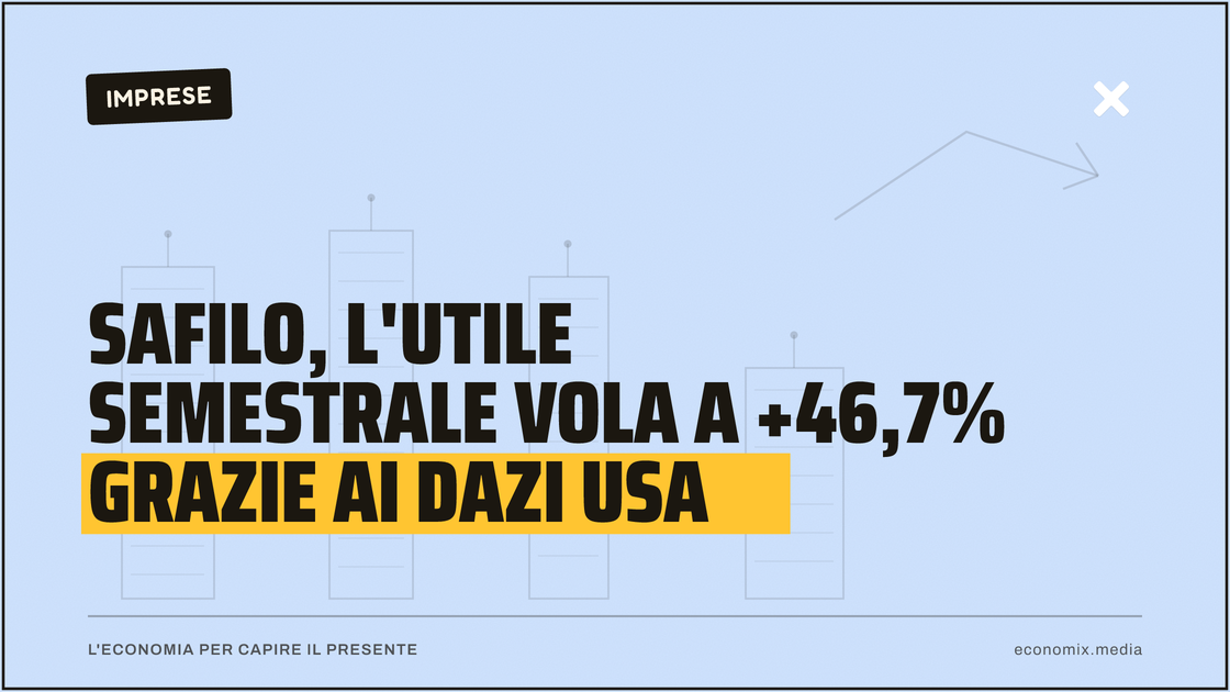 Safilo, l'utile semestrale vola a +46,7% grazie ai dazi USA: immagine in evidenza per Economix