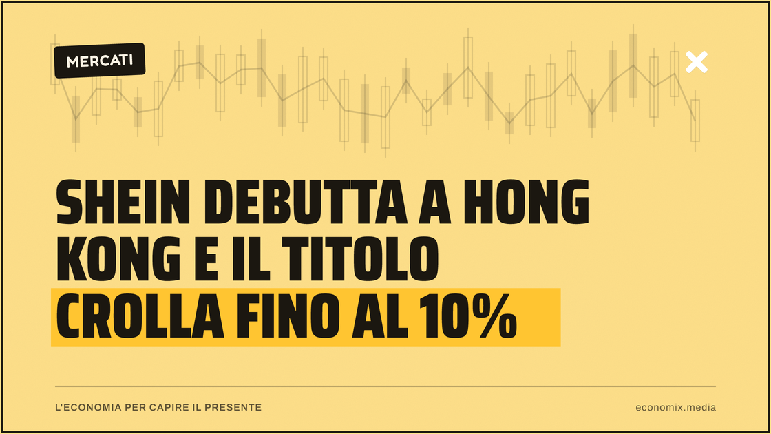 Shein debutta a Hong Kong e il titolo crolla fino al 10%: immagine in evidenza per Economix