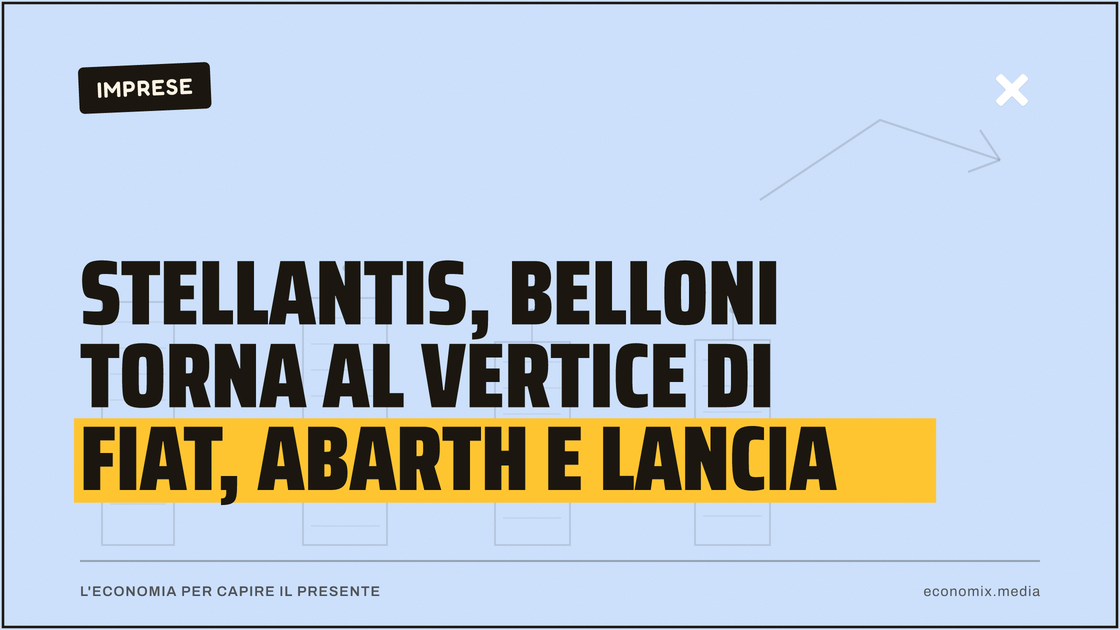 Stellantis, Belloni torna al vertice di Fiat, Abarth e Lancia: immagine in evidenza per Economix