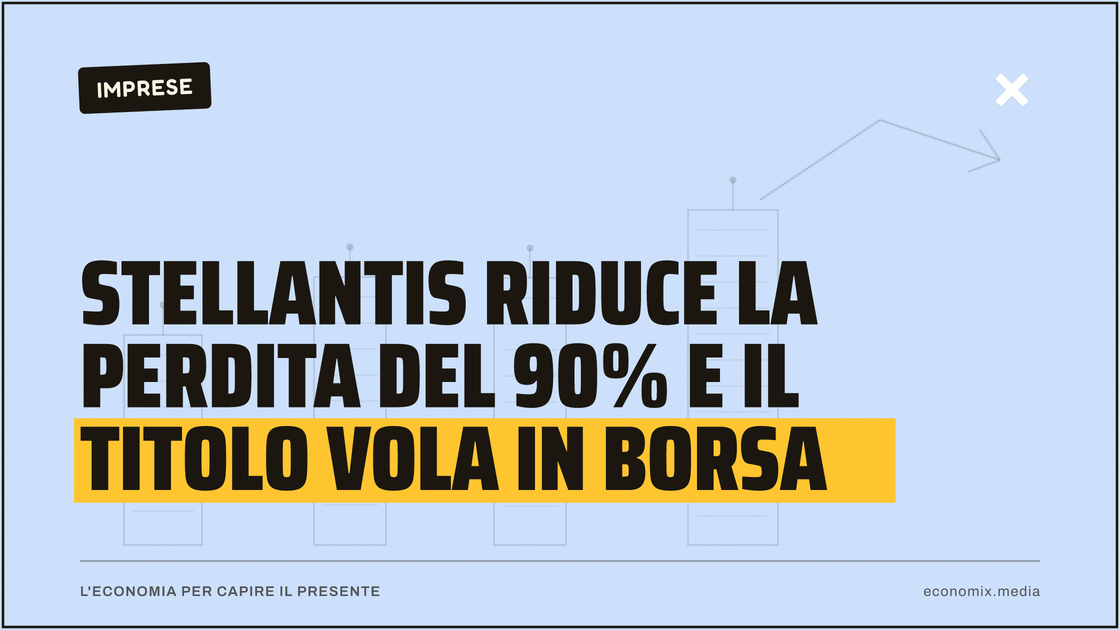 Stellantis riduce la perdita del 90% e il titolo vola in Borsa: immagine in evidenza per Economix
