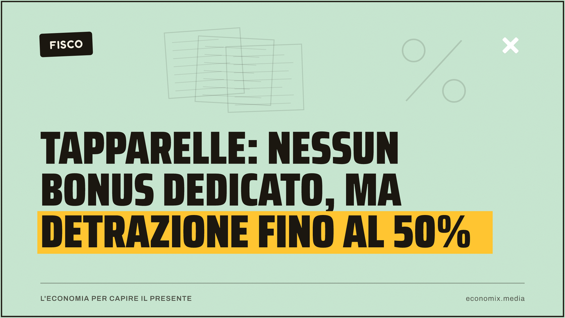 Tapparelle: nessun bonus dedicato, ma detrazione fino al 50%: immagine in evidenza per Economix