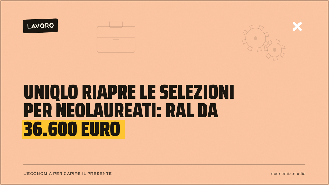 Uniqlo riapre le selezioni per neolaureati: RAL da 36.600 euro: immagine in evidenza per Economix